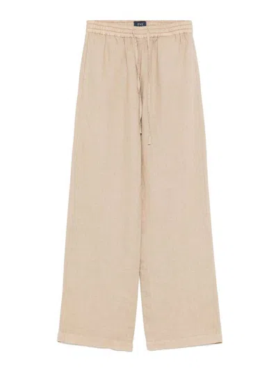 FAY STRAIGHT PANTS IN LINEN