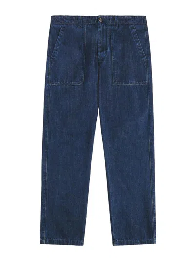 Fay Pantalón Casual - Lavado Medio In Blue