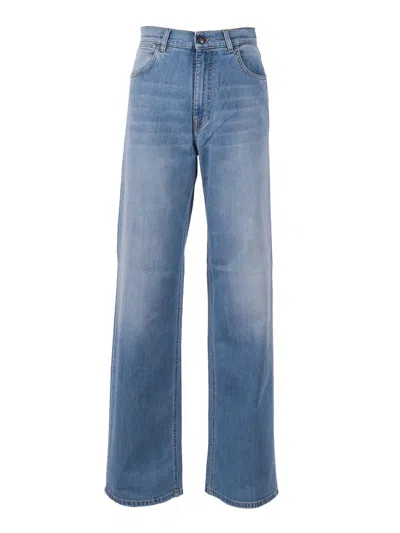 Fay Pantalone 5 Tasche Flare Denim In Blue