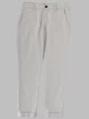 Fay Pantalone In Cotone In Gray