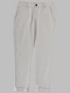 Fay Pantalone In Cotone In White