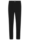 Fay Viscose Pants In Black
