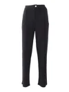 Fay Viscose Pants In Black