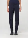 Fay Logo Casual Pants In Blue