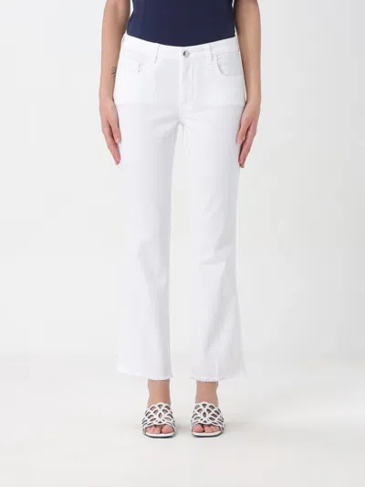 FAY PANTS FAY WOMAN COLOR WHITE,405584001