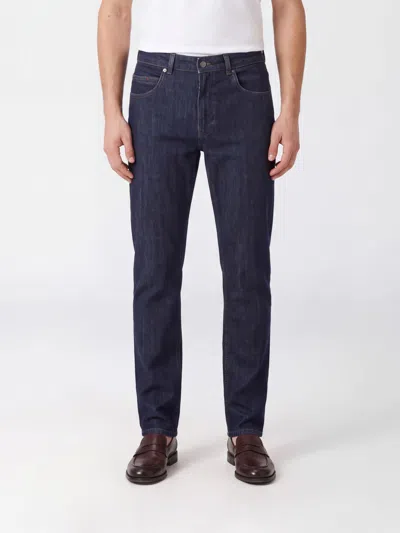 Fay Pants Men Color Blue