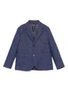 Fay Pinstripe Blazer In Blue