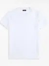 Fay T-shirt In Stretch Piquet In Weiss