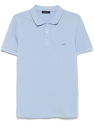 FAY PIQUÉ-WEAVE POLO SHIRT