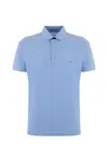 Fay Polo Db Collar Piquet In Blue