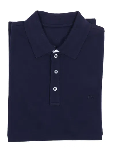 Fay Piquet Polo In Blue