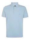 Fay Polo Db Collar Piquet In Blue