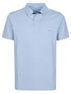 Fay Light Blue Polo In Azzurro
