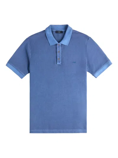 Fay Piquet Short-sleeves Polo Shirt In Blue