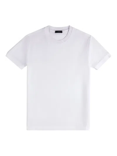Fay Piquet Short-sleeves T-shirt In White