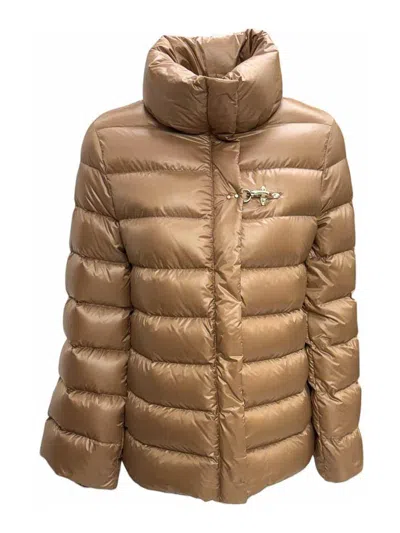 Fay Piuma Feather Hood With Hook In Multi