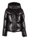 Fay 3 Hooks + Hood Down Jacket In Black