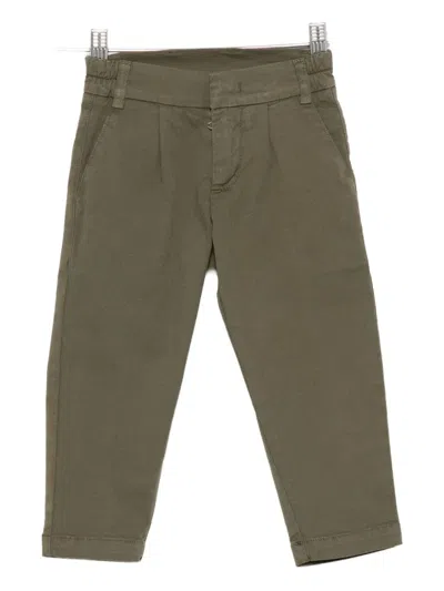 Fay Kids' Pleated Trousers In Brown