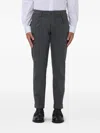 Fay Pleated Trousers In Gray