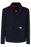 Fay Plush Truck Jacket Archive In Blue