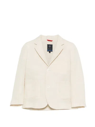 Fay Pocket Jacket In White