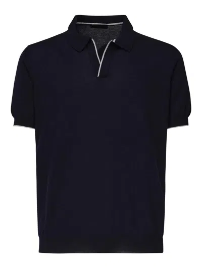 FAY KNITTED POLO SHIRT