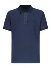 Fay Logo Embroidered Polo Shirt In Blue