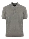 Fay Short-sleeved Polo Shirt In Gray