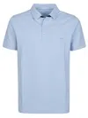 Fay Polo Db Collar Piquet In Blue