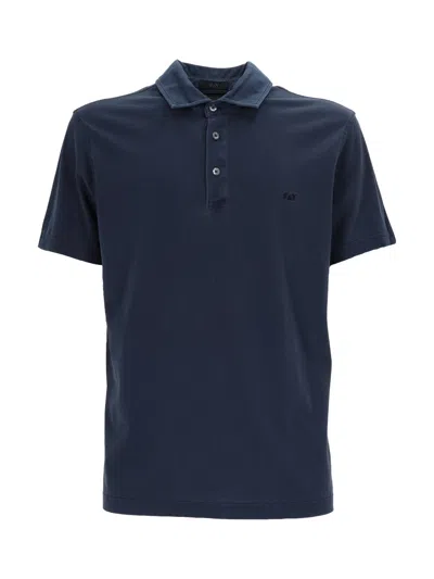Fay Polo  球衣磨砂刺绣 In Blu