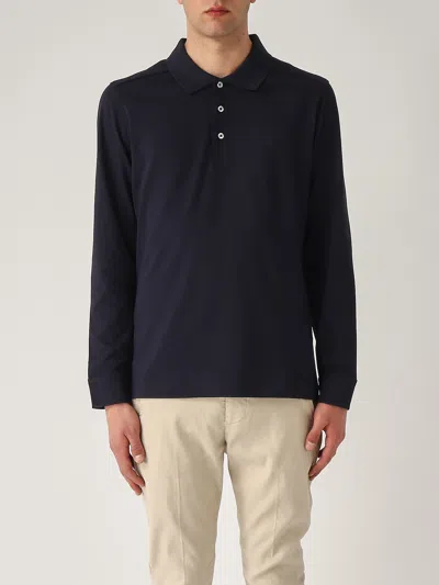 Fay Polo M/l Jersey Regular Polo In Black