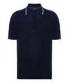 Fay Poloshirt Mit Kontrastdetails In Blue