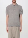 Fay Short-sleeved Polo Shirt In Brown