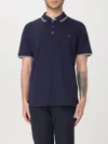 Fay Polo Shirt  Men Color Blue In Ink