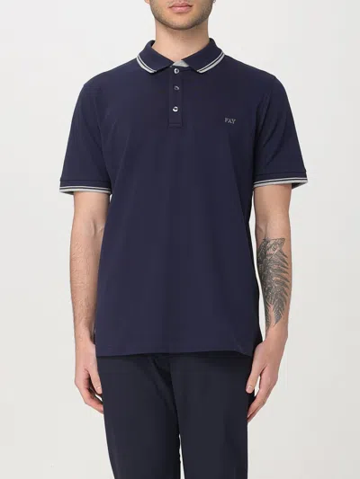 FAY POLO SHIRT FAY MEN COLOR INK,G63325134