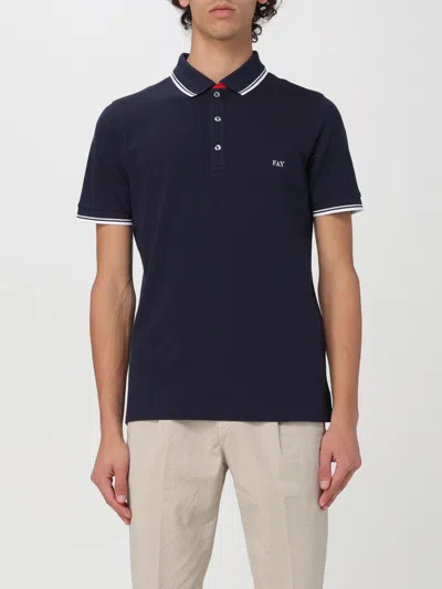 Fay Polo Shirt  Men Color Navy