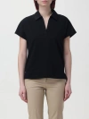 Fay Polo Shirt  Woman Color Black In Black