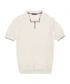 Fay Polo-collar T-shirt In White