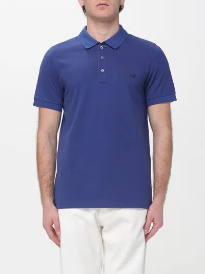 Fay Polo Shirt Men  In Blue