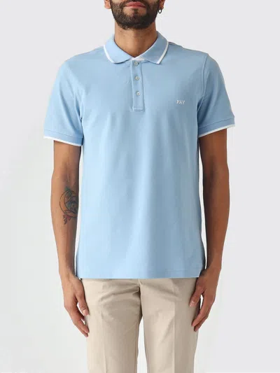 Fay Polo Shirt  Men Color Sky Blue