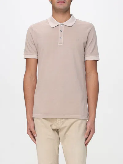 Fay Polo Shirt Men  In Brown