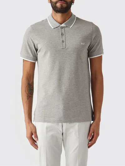 Fay Polo Shirt  Men Color Grey In Gray