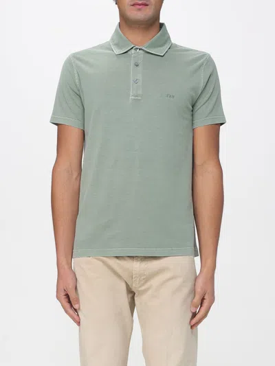 Fay Short-sleeves Polo Shirt In Green
