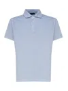 Fay Light Blue Polo In Light Blue