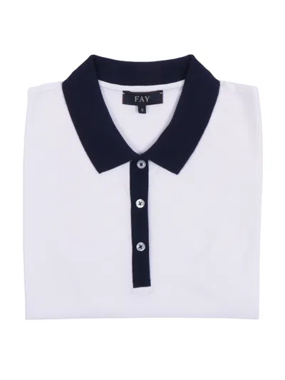Fay Polo In White