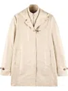 Fay Tailored Beige Jacket With Notched Collar