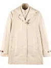 Fay Tailored Beige Jacket With Notched Collar In Beige