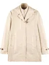 Fay Tailored Beige Jacket With Notched Collar In Beige