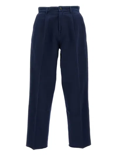 FAY PRESSED-CREASE TROUSERS