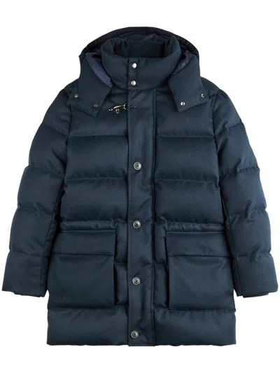 Fay Puffer Coat In Navy